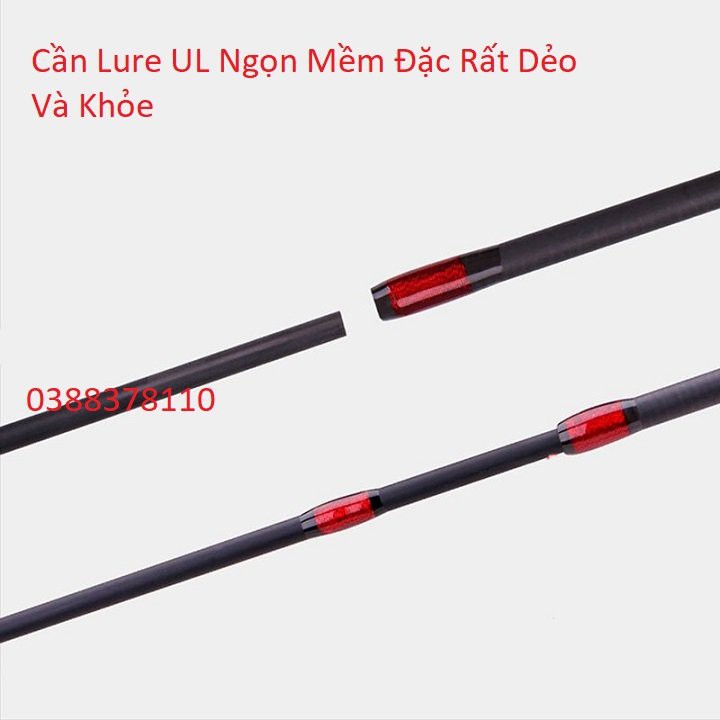 Cần Câu Lure UL, Cần Lure UL Ngọn Mềm Đặc Rất Dẻo Và Khỏe - CL2K 3