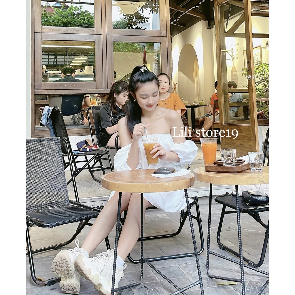 (Video thật) Áo ngang vai tay bồng hot hit | BigBuy360 - bigbuy360.vn