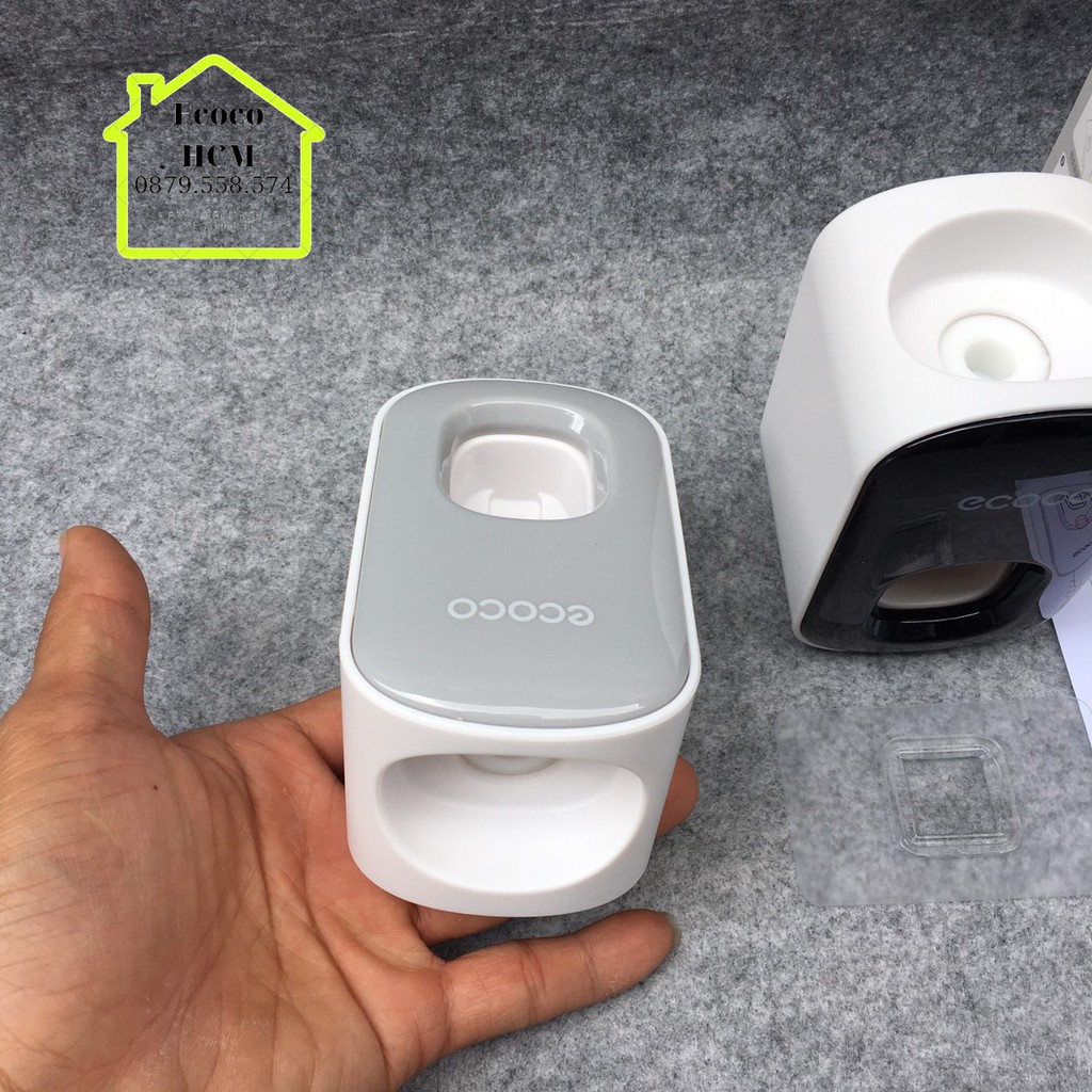 Nhả kem Ecoco đơn mini mẫu mới,Kệ lấy kem đánh răng đựng bàn chải đánh răng đơn ECOCO sang trọng cao cấp