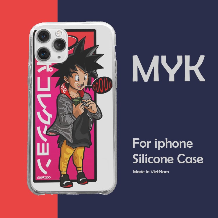 Ốp Lưng lil goku  Bảy viên ngọc rồng cho Iphone 5 6 7 8 Plus 11 12 Pro Max X Xr GOKPOD00570