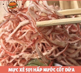 Khô mực xé hấp nước cốt dừa