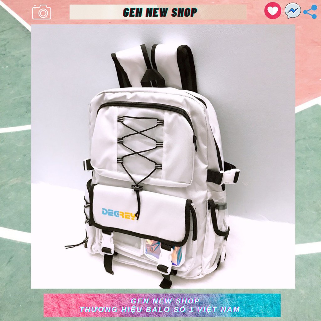 Balo DEGREY Đi Học Dạ Phản Quang Phát Sáng Thời Trang Nam Nữ Đẹp Học Sinh DQ DR 02
