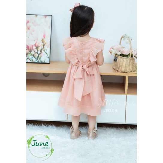 ĐẦM VÁY VOAN TƠ ÁNH KIM CAO CẤP BÉ GÁI SIÊU ĐẸP DỄ THƯƠNG HAIVANCO  MỀM MẠI THOÁNG MÁT 12 đến 37 kg ĐI HỌC ĐI CHƠI ĐẸP