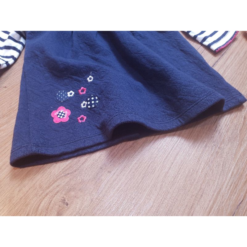 Đầm bé gái hàng xuất Pháp chất vải bông mềm nhẹ ấm cho trẻ nhỏ