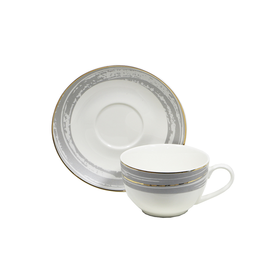 Tách &amp; Dĩa EDRIC Màu Vàng Kim Index Living Mall