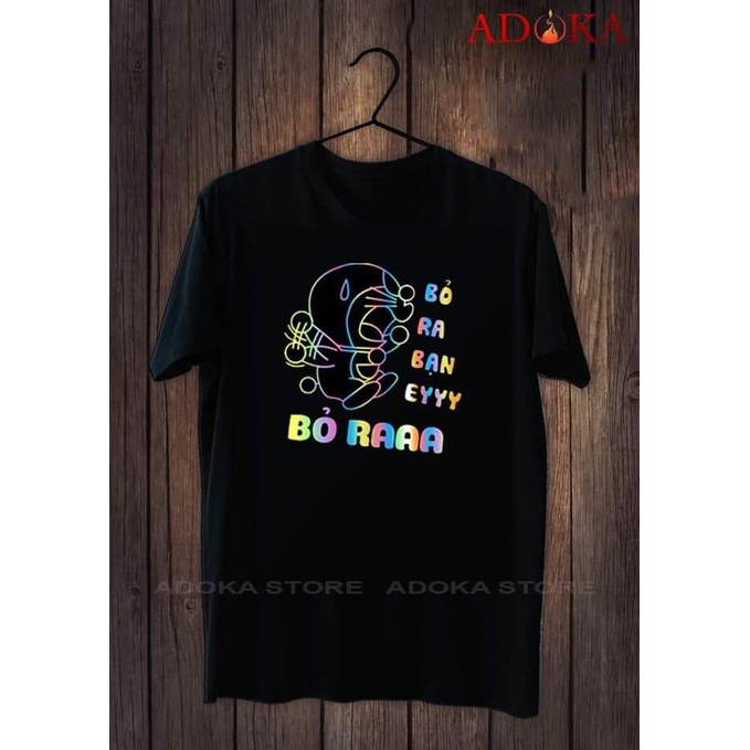 Áo thun tay ngắn in hình phản quang 7 màu cực chất, coton thoáng mát