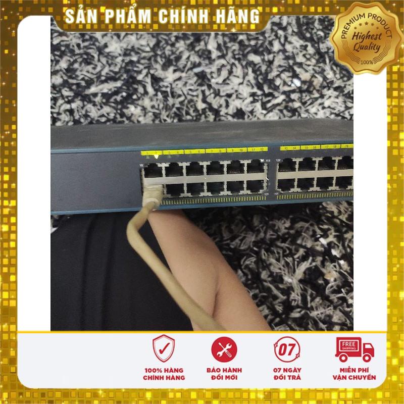 Bộ switch cisco 2960 24TT- L hàng công ty sử dụng