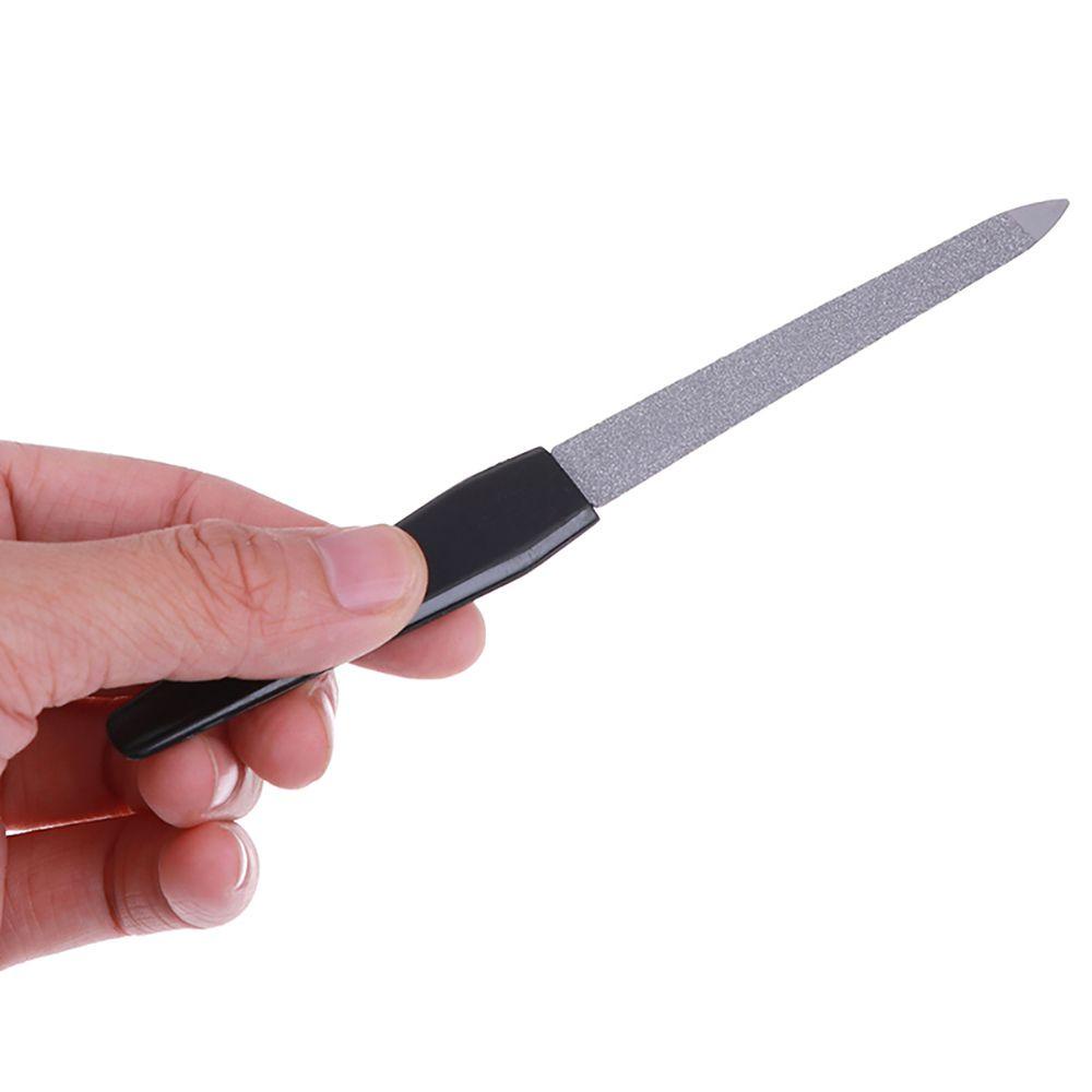 Dụng Cụ Dũa Móng Tay Bằng Thép Không Gỉ Với Tay Cầm Bằng Nhựa Tiện Dụng