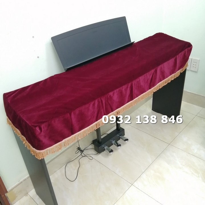 Khăn phủ kiểu mới! phủ đàn Piano điện P125, P45