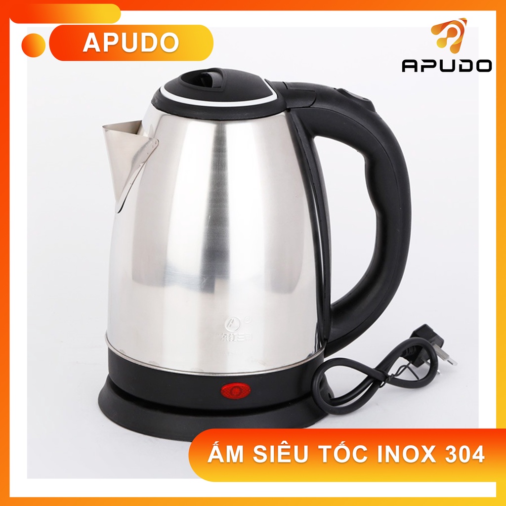 Ấm đun nước siêu nhanh, chất liệu cao cấp - Làm nóng sôi nước trong 2 phút - sử dụng điện an toàn