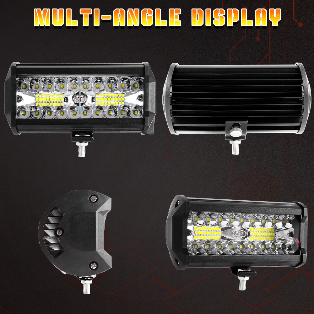 Thanh Đèn LED 60W 120W 4x4 SUV ATV 12V 24V Chuyên Dụng Cho Xe Hơi / Tàu Thuyền