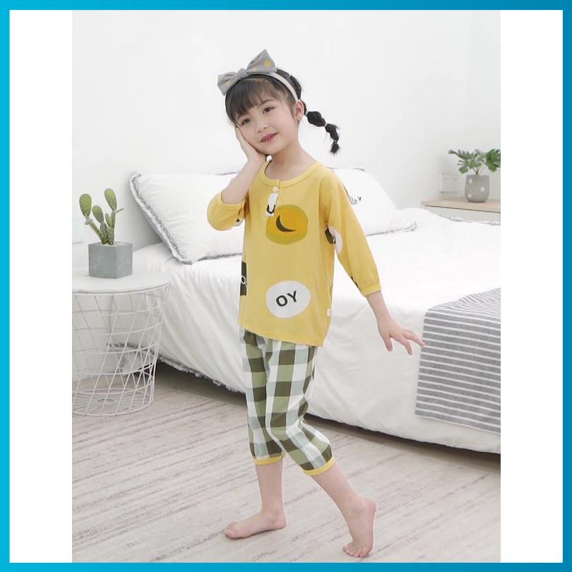 Bộ quần áo dài tay, bộ thu đông họa tiết đáng yêu cho bé trai, bé gái từ 10-32 Kg. Bộ ngủ pijama