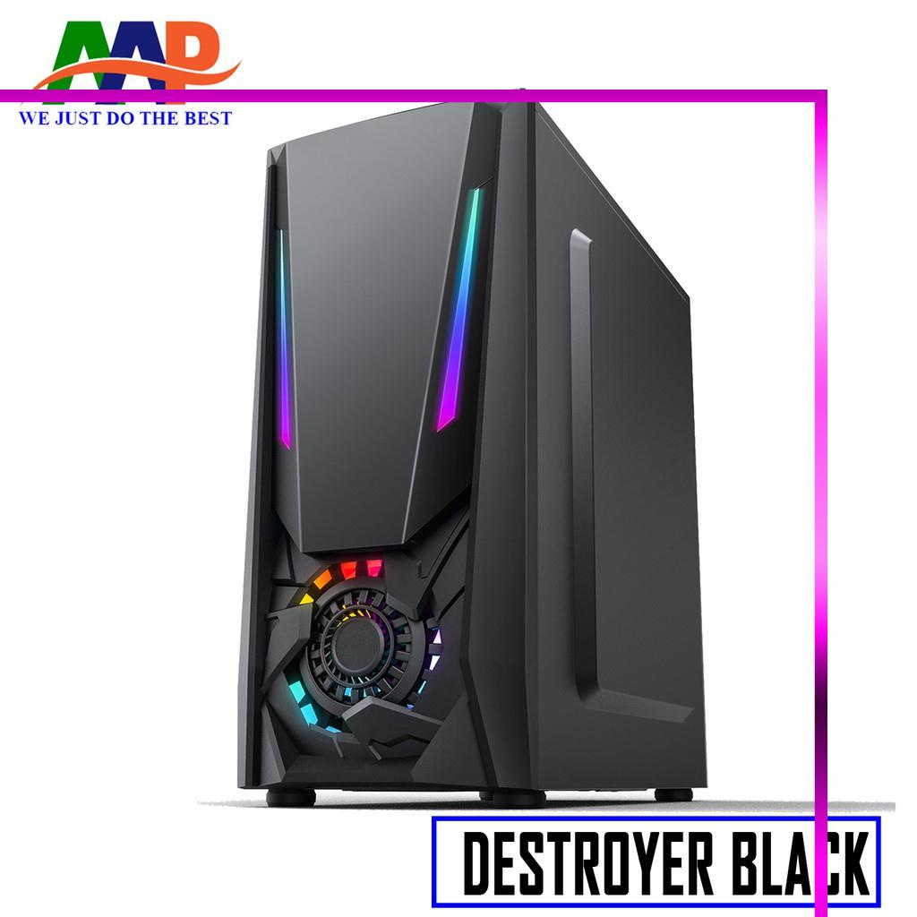 VỎ MÁY TÍNH AAP DESTROYER GAMING LED RGB - CÓ SẴN DÃY LED