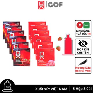 Bao cao su OK Rockmen Hương dâu tây