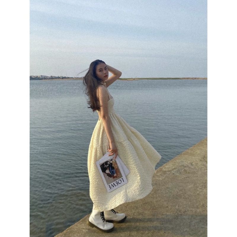 💢💢Váy 2s xốp xòe dáng dài chun lưng cực xinhhh❤❤