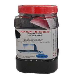 Hũ Than Gáo Dừa 100% Hoạt Tính Thay Cho Vỉ Lọc Máy Hút Mùi Bếp