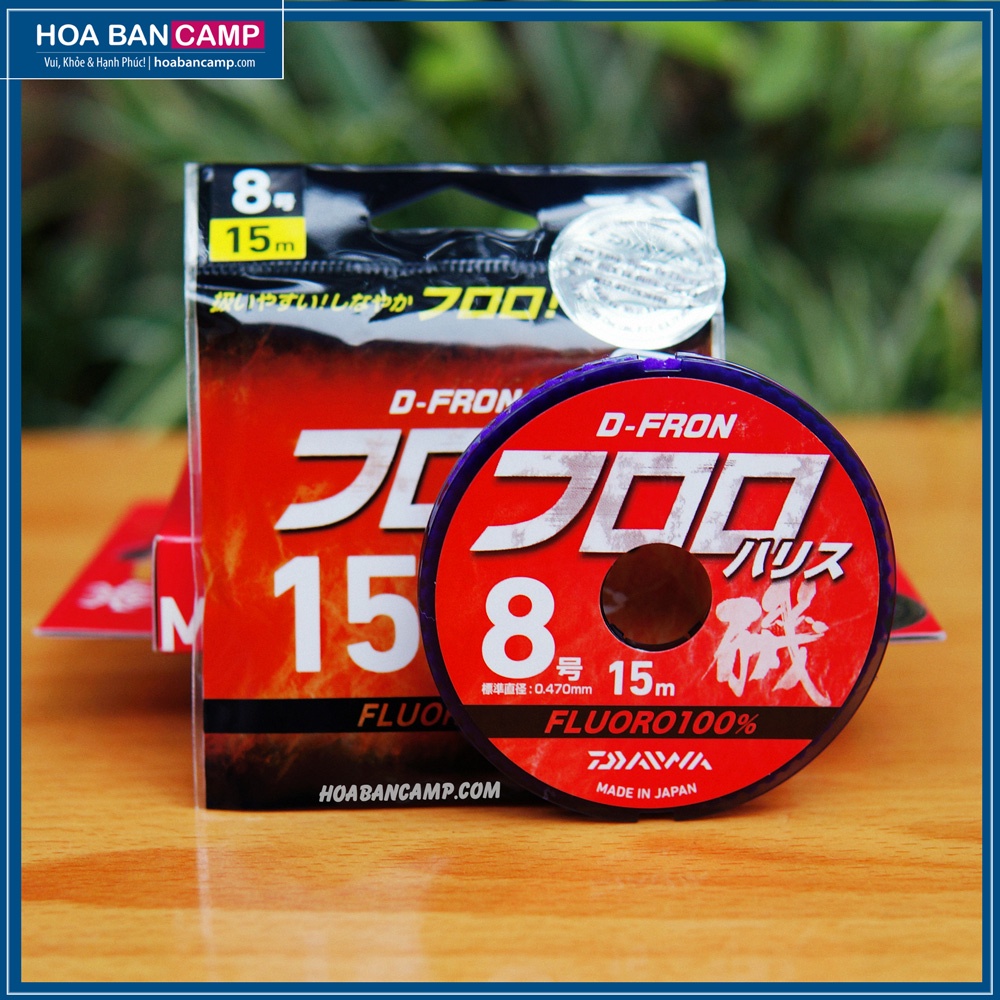 Dây Cước Leader Daiwa Fluoro Carbon D-Fron - 15M