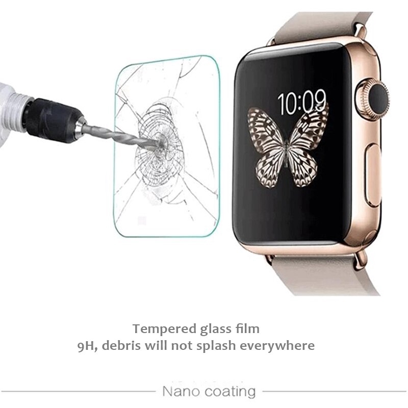 Kính cường lực 9H cho đồng hồ thông minh Apple Watch Series 1 2 3 4