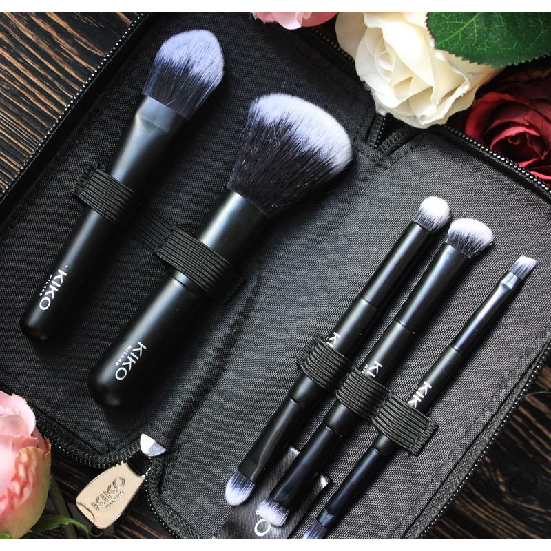 Bộ cọ trang điểm 3 cây Kiko set cọ trang điểm cá nhân siêu xinh bộ cọ cơ bản - Kiko Milano Italy