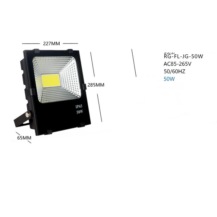 Đèn pha LED 50W bóng COB CHÍP 5054 CAM KẾT CHẤT LƯỢNG (bảo hành 2 năm)