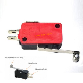 Công Tắc Hành Trình T125 5A 250V Có Bánh Xe