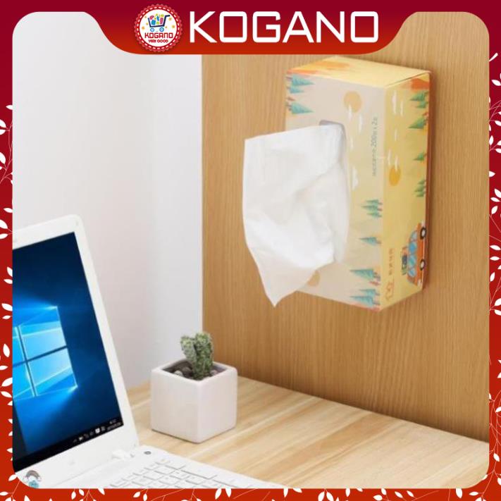 Miếng dán tường KOGANO treo bộ phát wifi, ổ điện, hộp đựng giấy ăn, điều khiển đa năng tiện dụng HG-001182