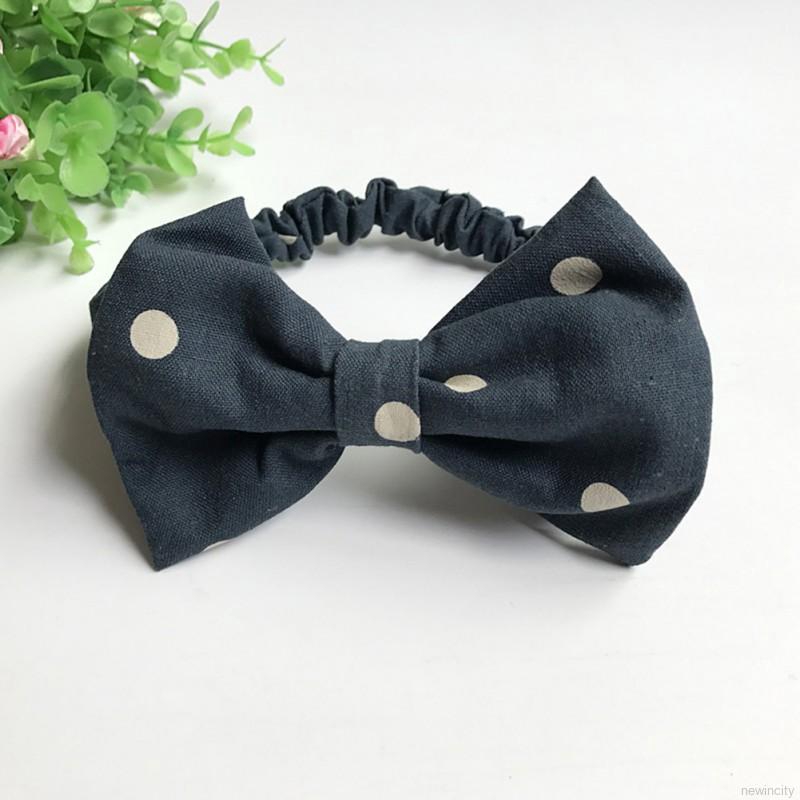 Băng đô nơ chấm bi đáng yêu cho bé