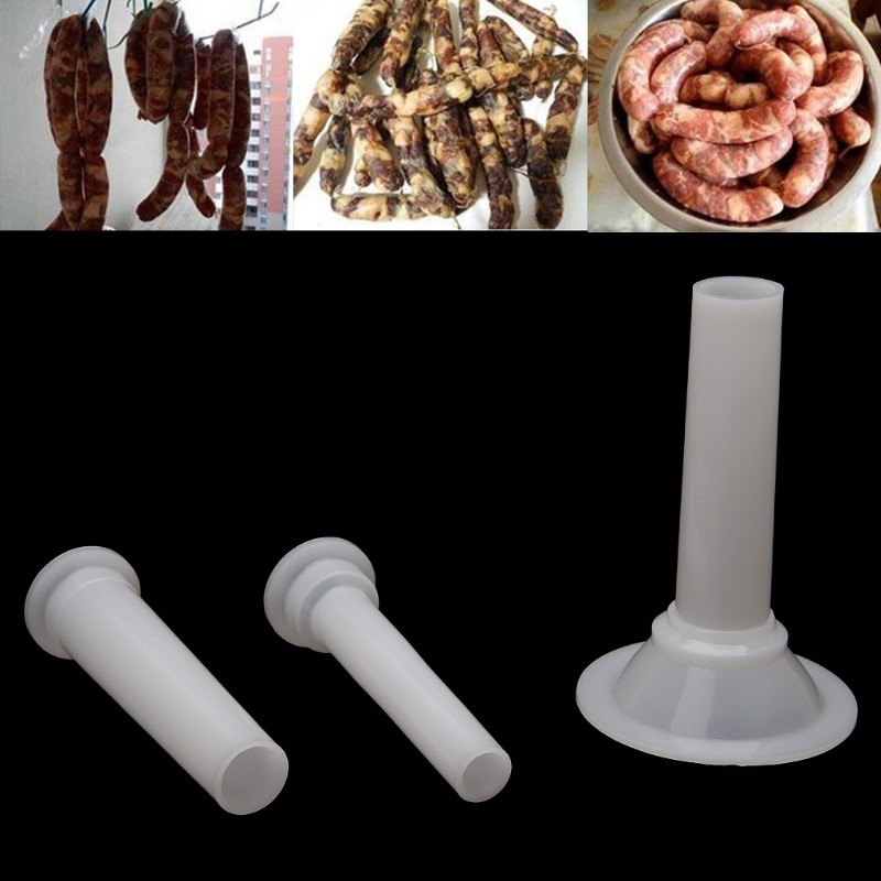 4 Ống nhồi thịt bằng nhựa cao cấp cho máy xay thịt bằng tay