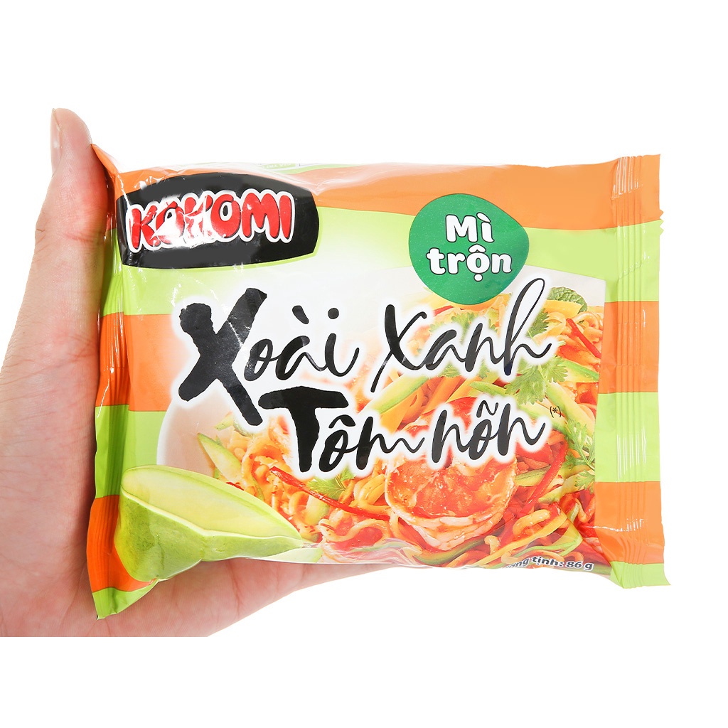 [ĐỘC QUYỀN SHOPEE] MÌ XÀO KOKOMI XOÀI XANH TÔM NÕN NGON NHƯ MÌ TRỘN BÁNH TRÁNG TRỘN MÌ KOKO MI