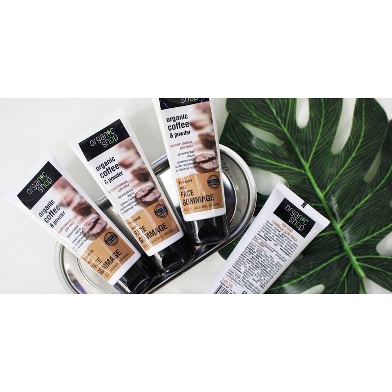 Tẩy Da Chết Vùng Mặt Organic Shop Chiết Xuất Hạt Cà Phê 75gr | Tẩy Tế Bào Chết Mặt | BigBuy360 - bigbuy360.vn