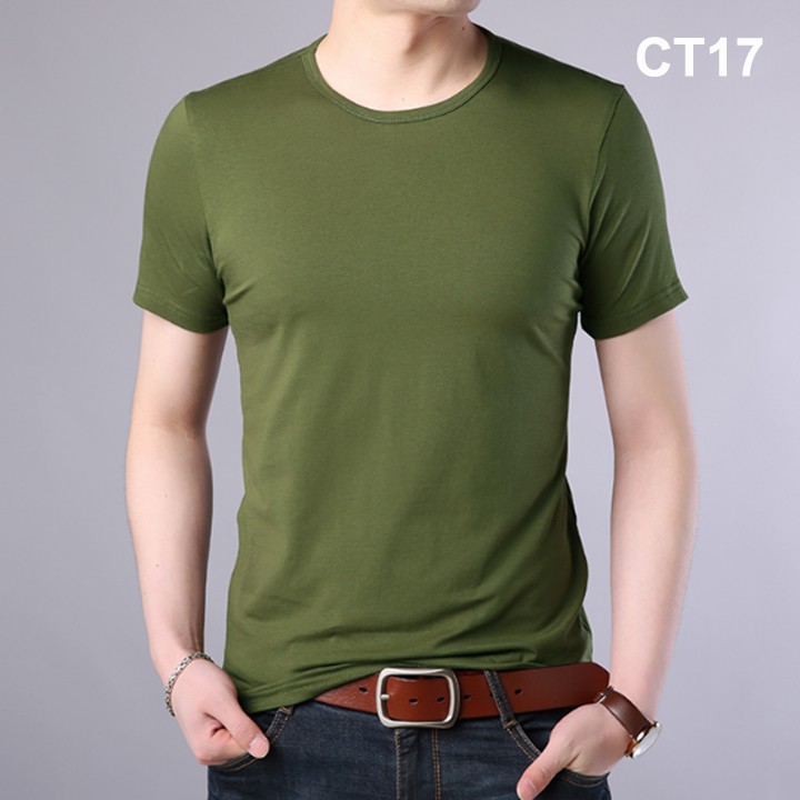 ❤️FREESHIP❤️ Áo thun nam tay ngắn cổ tròn body vải cotton mềm mịn Nhiều màu đủ size
