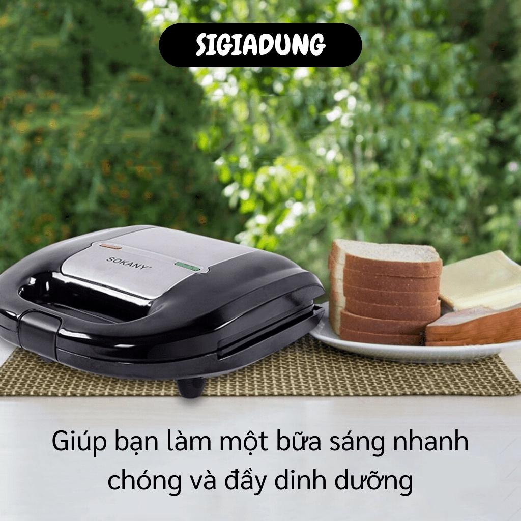 [SGD] Máy Nướng Bánh - Máy Nướng Ép Bánh Mì Sandwich SOKANY KJ-108 Nhanh, Tiện Lợi 9665