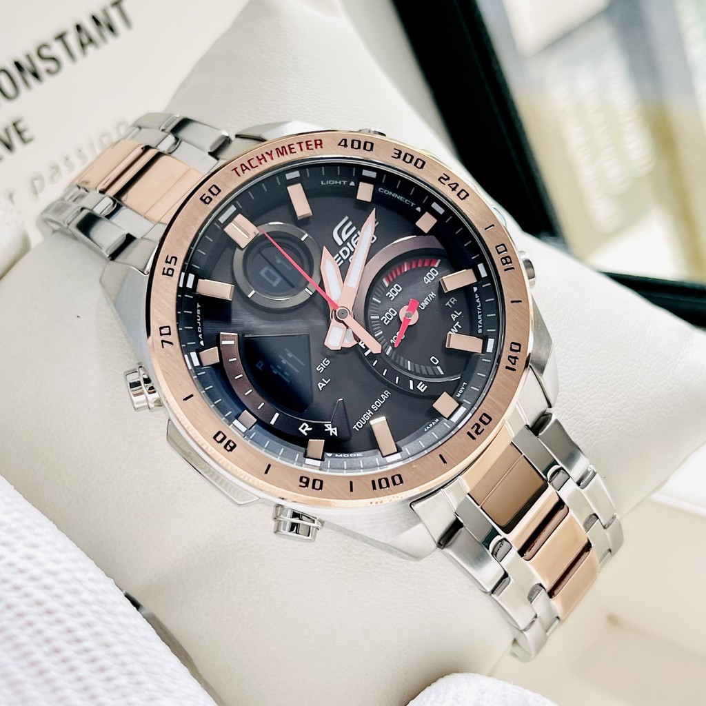 🎁GIÁ RẺ NHẤT- FREESHIP🎁 Đồng Hồ CASIO Nam Dây Da Cao Cấp CHÍNH HÃNG (Casio Edifice ECB-900DC-1A) ⌚️