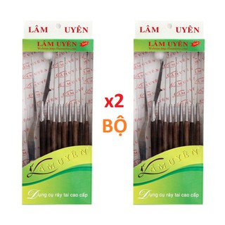 [Xịn] Combo 2 Bộ Dụng Cụ Lấy Ráy Tai 10 Món