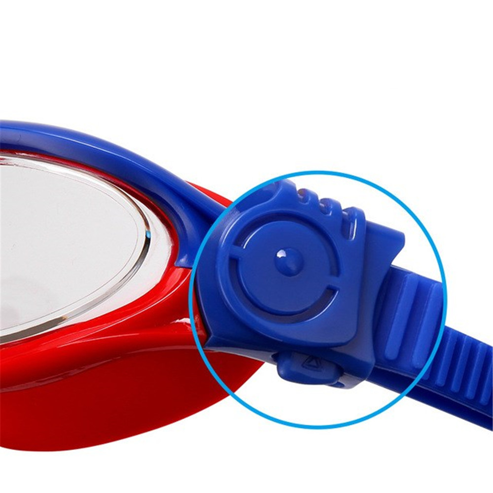 3-12 Years Anti-fog Kids Swimming Goggles Colorful Silicone Frame Resin Boys Girls Swimming Goggles Packaging in Box