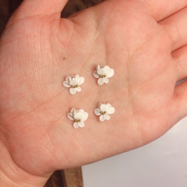 Combo 100 bông hoa bột