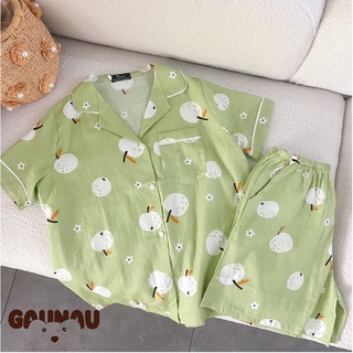 Đồ bộ pijama chất xô tre cao cấp [Gau Nau]