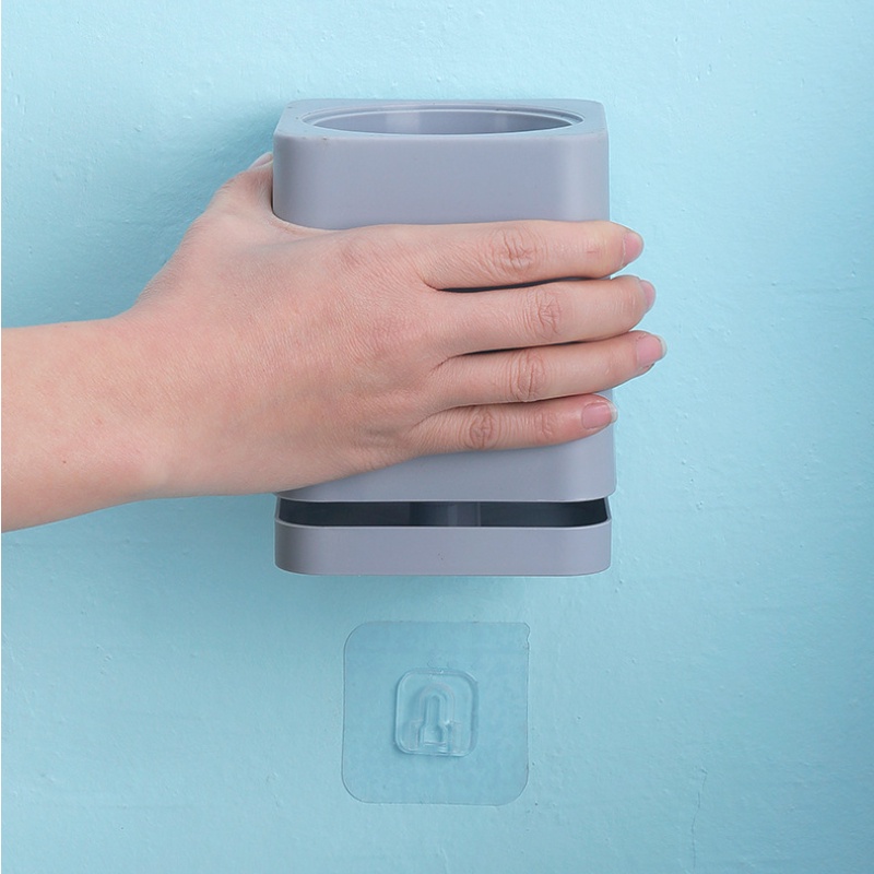 Bộ Bàn Chải Cọ Bồn Cầu Tay Cầm Dài Có Đế Kẹp Nhỏ Sáng Tạo