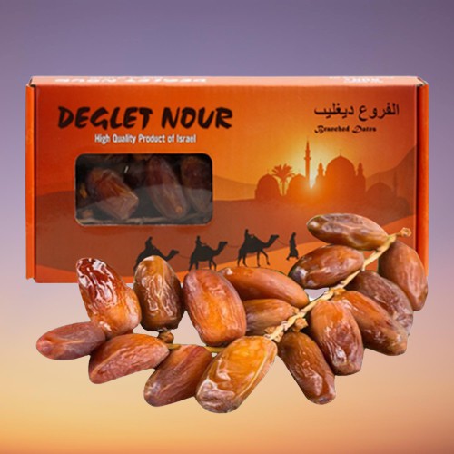 Chà Là sấy dẻo nguyên cành Deglet Nour (500g)