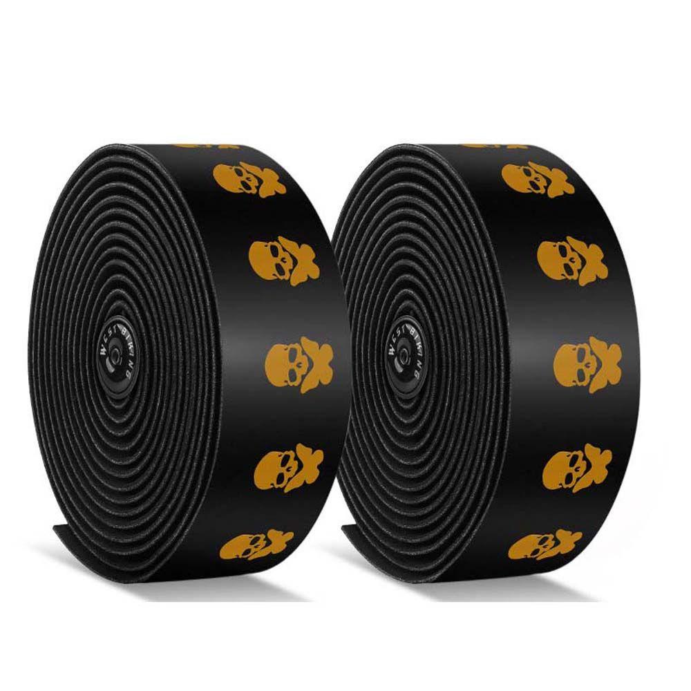 1 Cặp Băng Quấn Tay Lái Xe Đạp Bằng EVA + PU Chống Trượt Kèm 2 Nút Cắm
