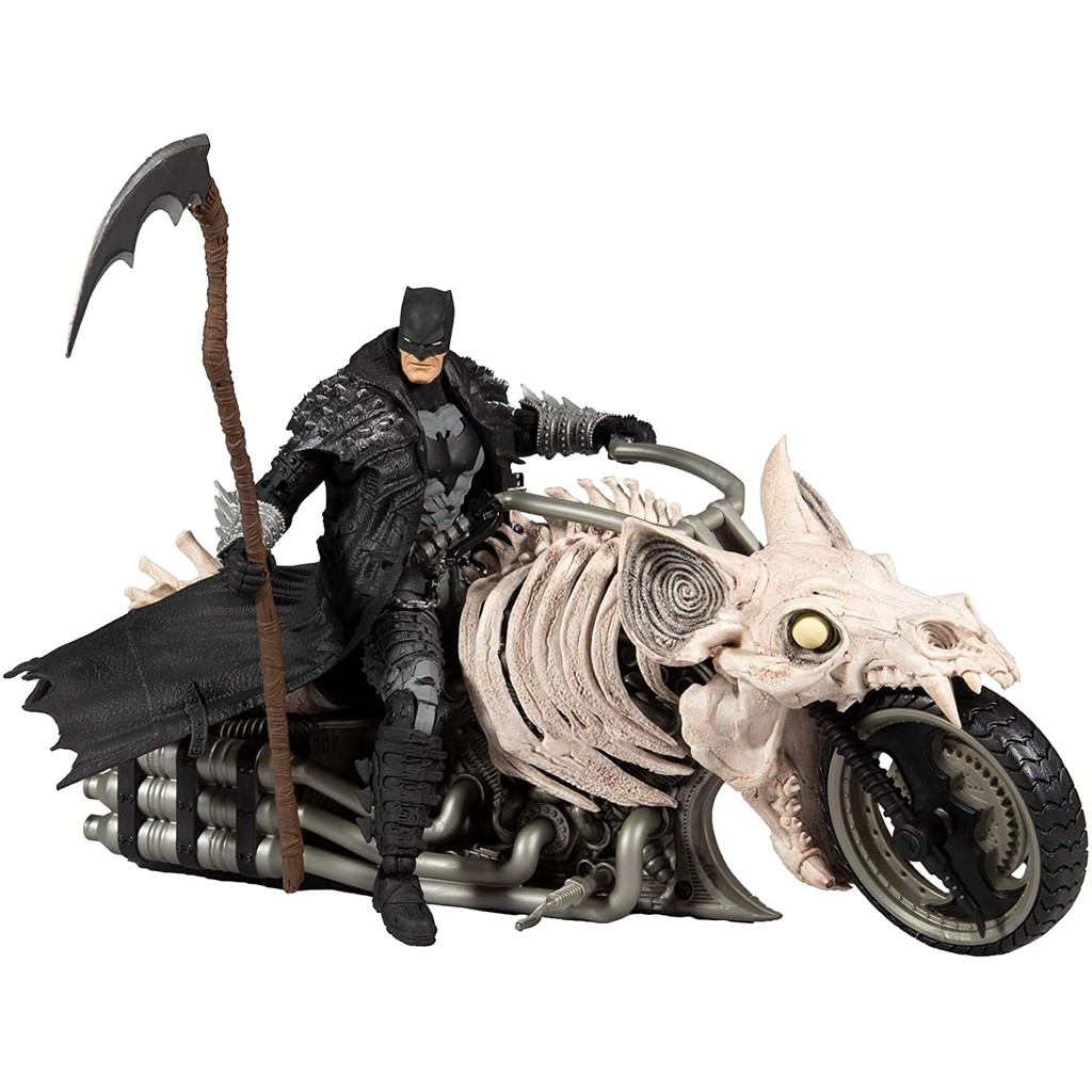 Mô hình McFarlane 🦇 DC Multiverse 7-inch🦇 Batcycle - Dark Knights: Death Metal