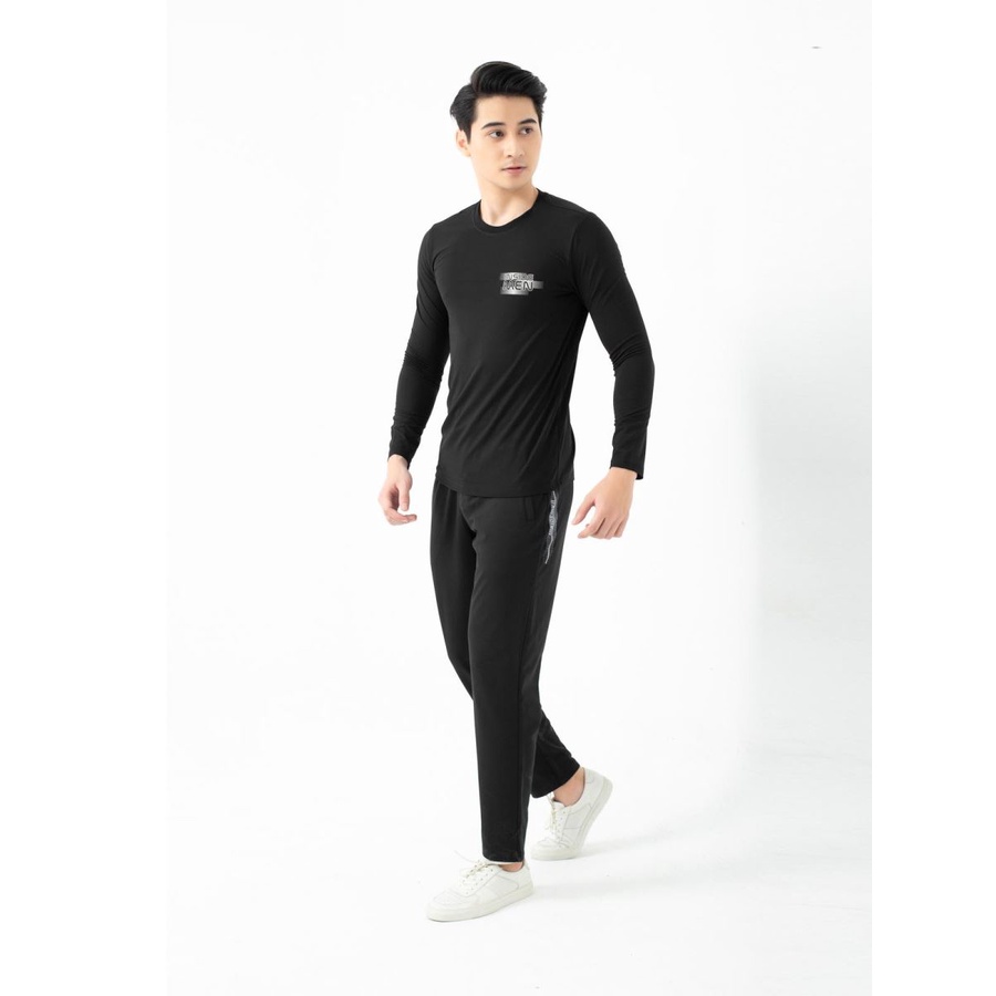 Áo Thu Đông Nam Thun Dài Tay Cao Cấp Aristino Insidemen ILT005W1 Chất Cotton Dáng Slim fit Cổ Tròn Tay Và Gấu Áo Suông | BigBuy360 - bigbuy360.vn