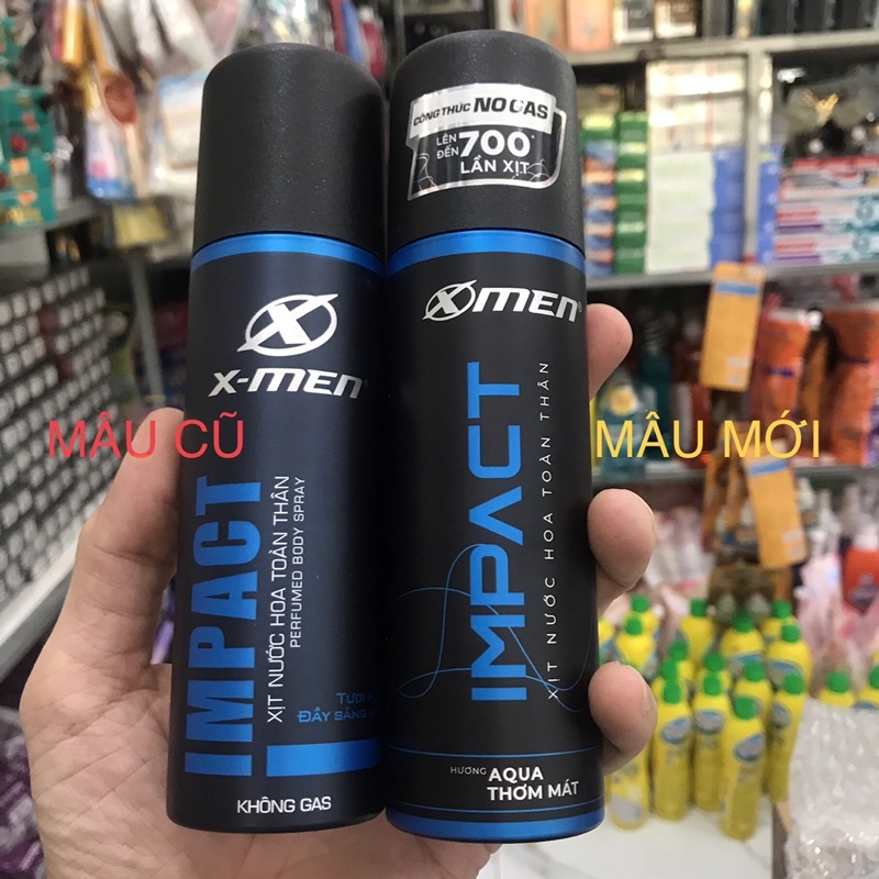 Xịt Nước Hoa Toàn Thân Nam Tính X-Men Impact 100ml