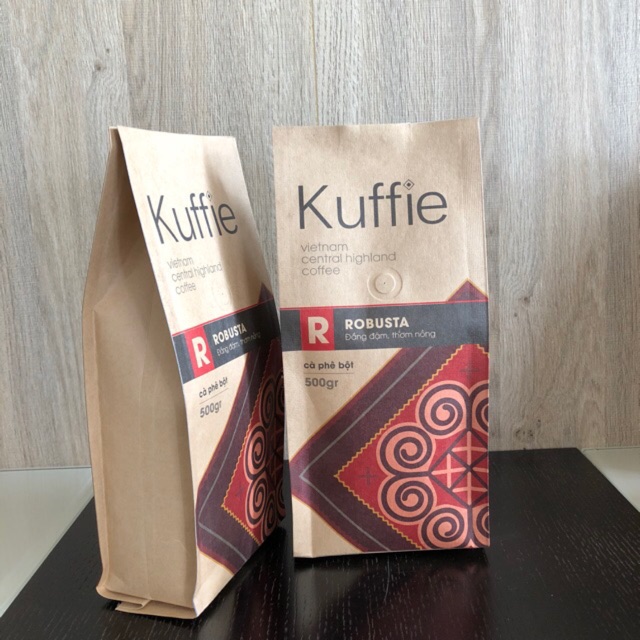 Cà phê rang mộc Kuffie coffee Robusta (1kg)