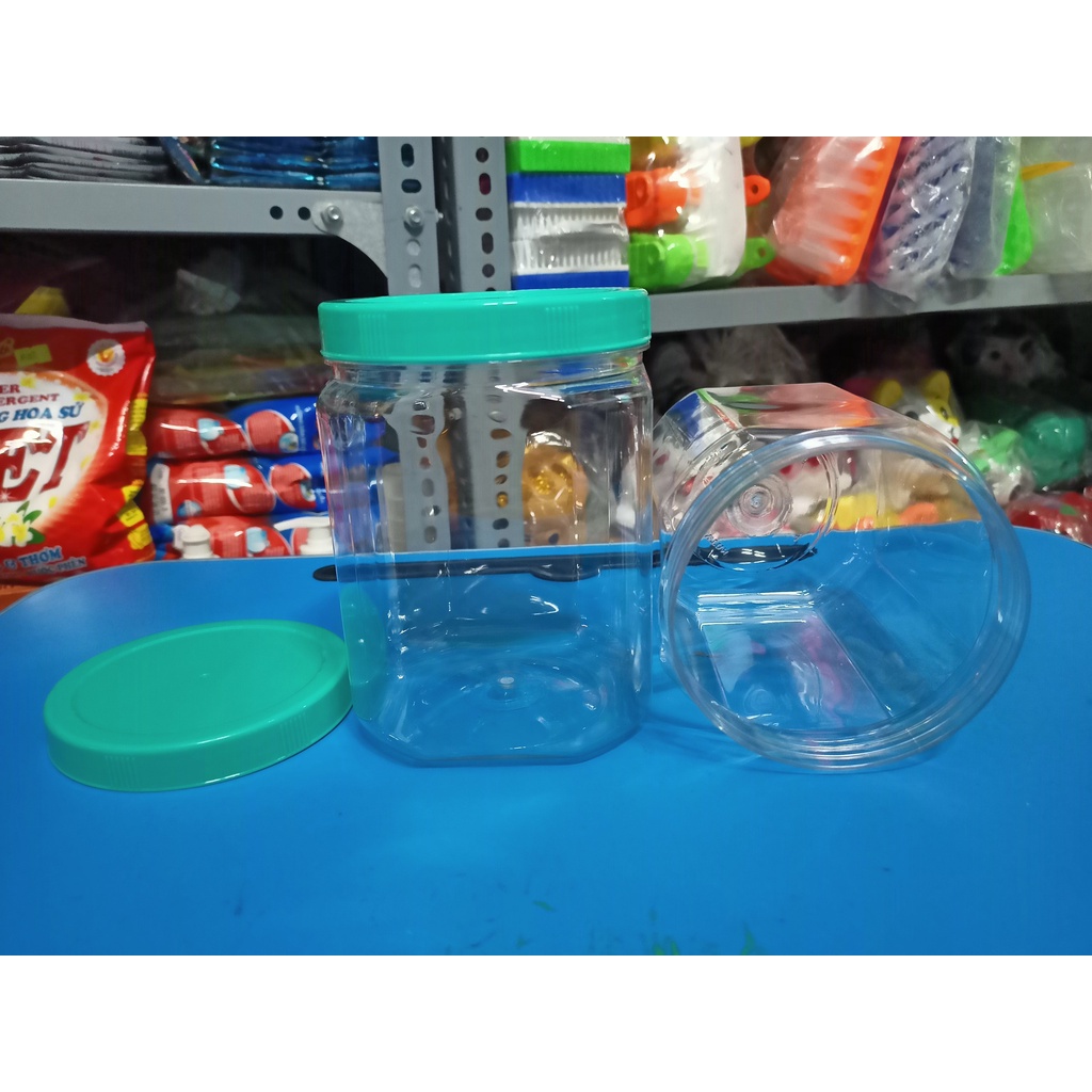 Hủ nhựa vuông - DUY TÂN - 1kg