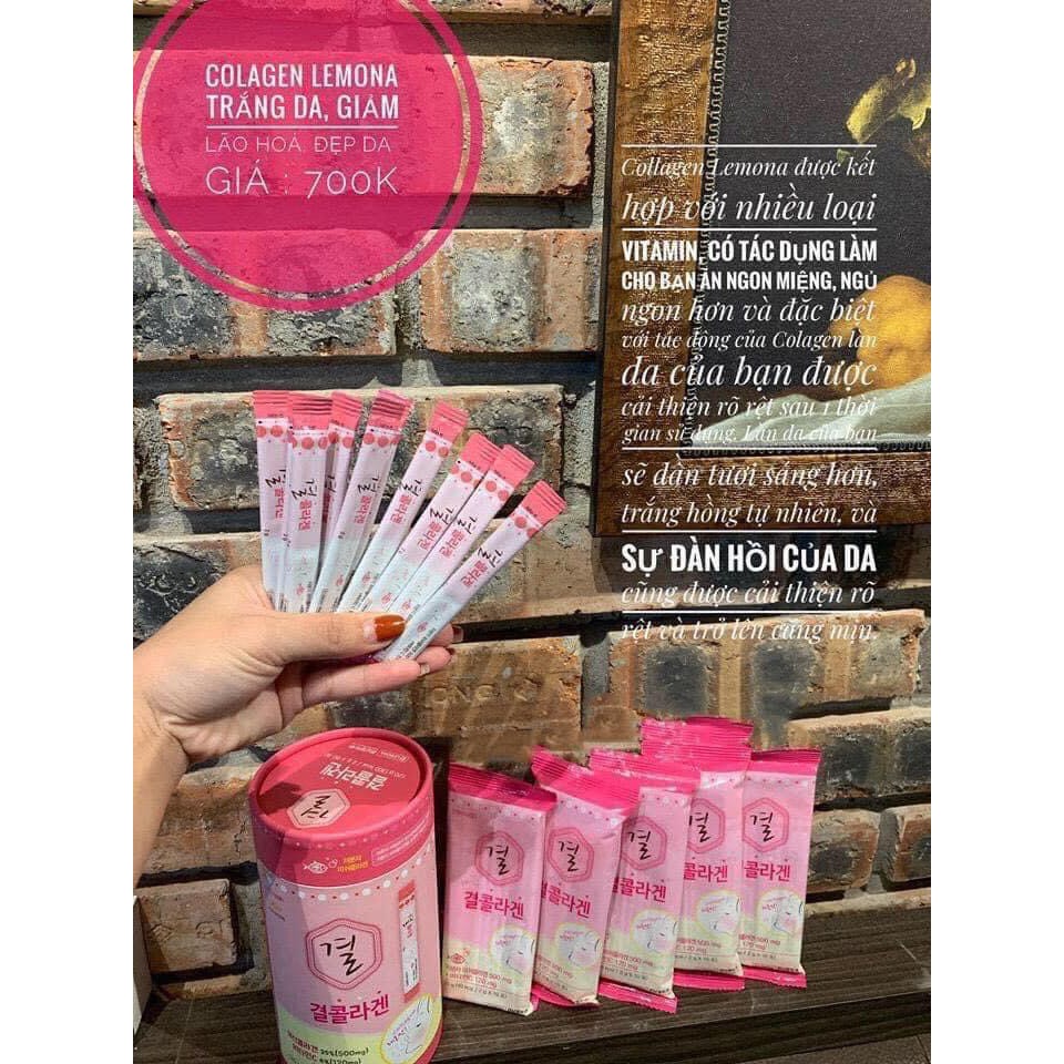 [SĂN SALE - ĐỦ BILL] LEMONA COLLAGEN TƯƠi BỔ SUNG VITAMIN C VÀ COLAGEN CHO CƠ THỂ