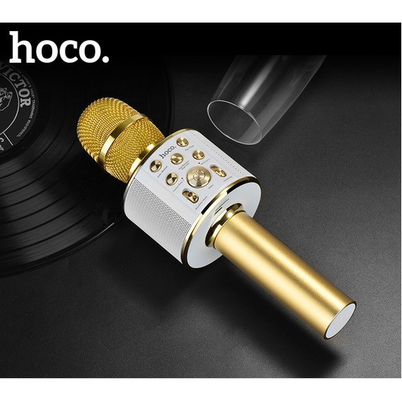 Micro Karaoke Bluetooth HOCO BK3 âm thanh cực hay siêu bền hàng chính hãng bảo hành 12 tháng 1 đổi 1 (màu ngẫu nhiên)