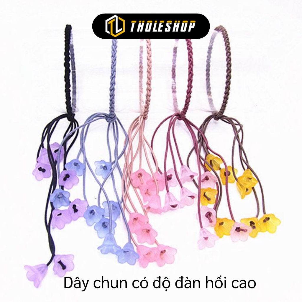 Dây Cột Tóc - Dây Chun Buộc Tóc Cổ Trang Kiểu Hoa Rơi Nhẹ Nhàng, Xinh Xắn Cho Nữ 9028