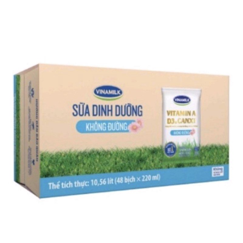 Sữa tươi vinamilk 220ml bịch | BigBuy360 - bigbuy360.vn