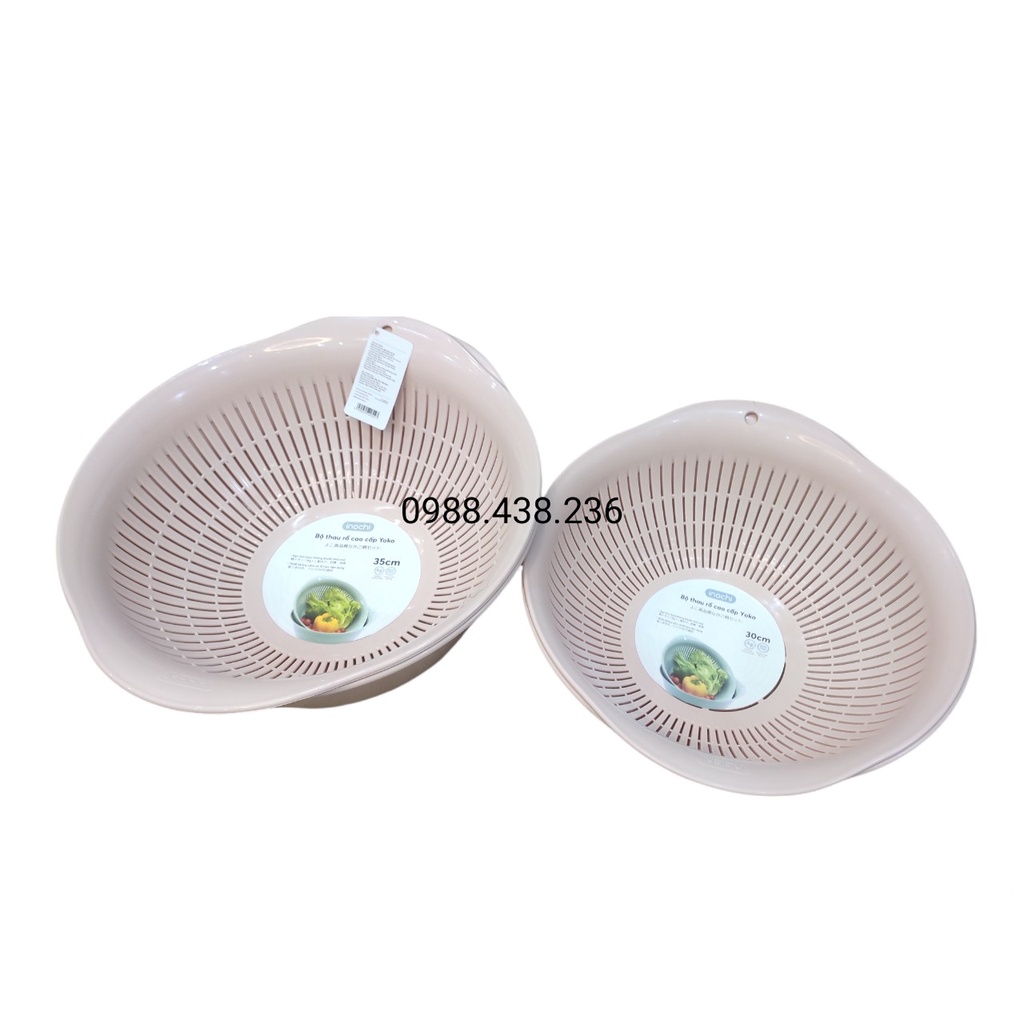 Bộ thau rổ cao cấp INOCHI 35cm